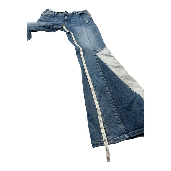 Vervet Extreme Flare Women's Jeans with Leg Inserts - Picture 10 of 16